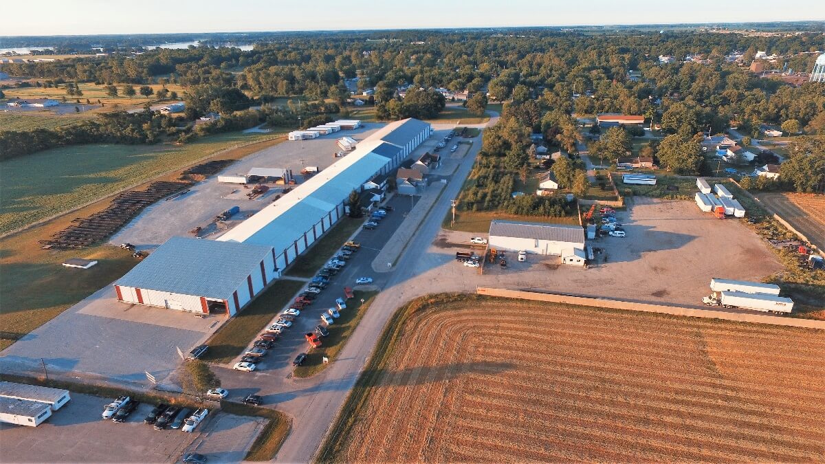 aerial view of rochester homes